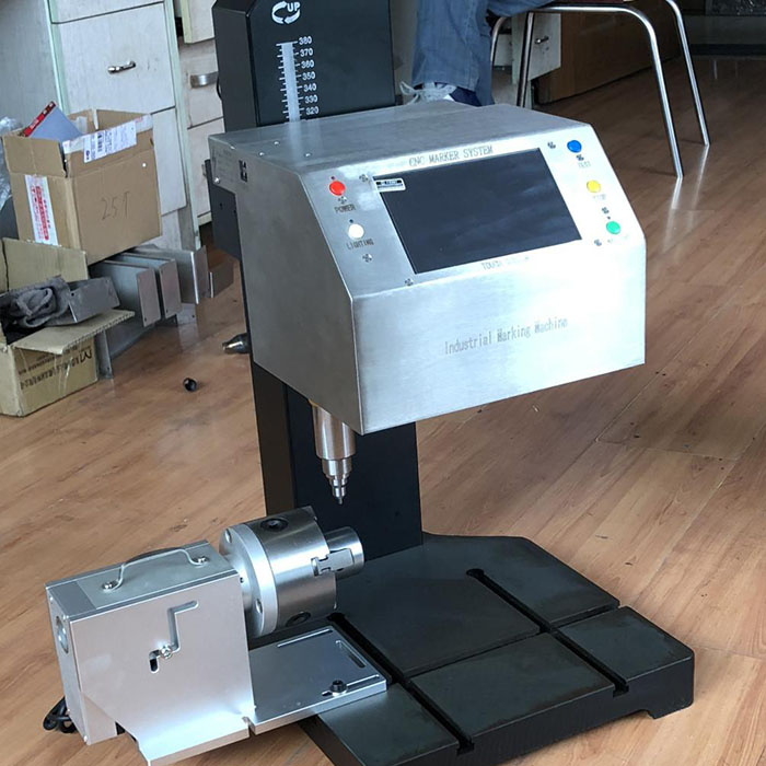Macchina elettrica per la marcatura a micropercussione da banco