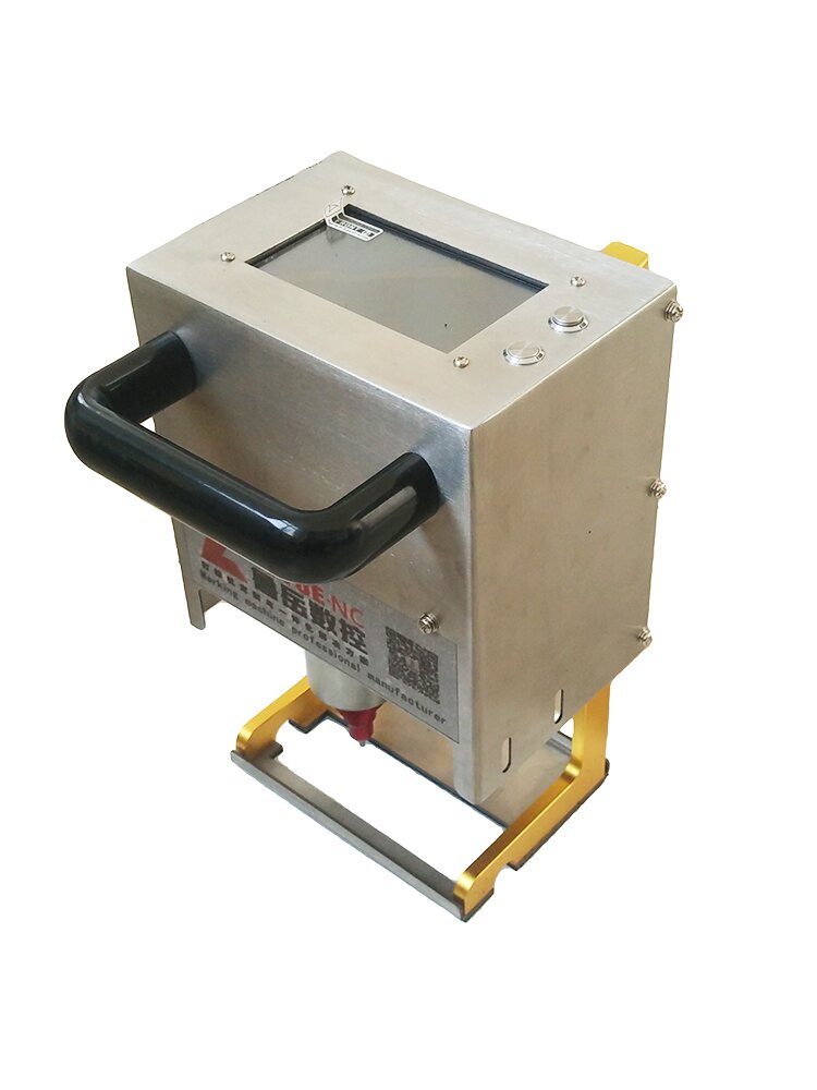 Macchina per incisione elettrica portatile, codificatrice per timbri in acciaio per rotaie